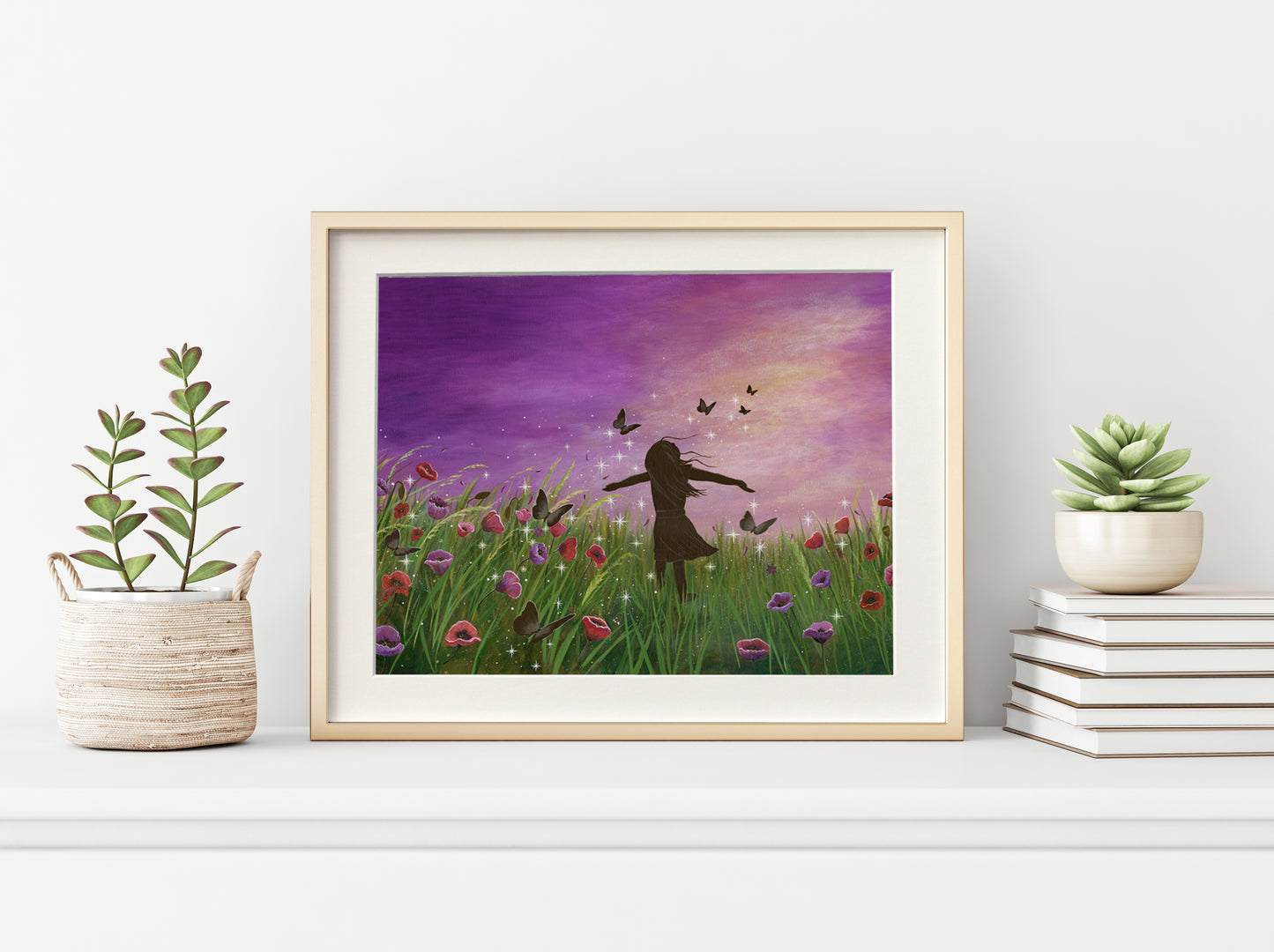 Be Free Mounted Print