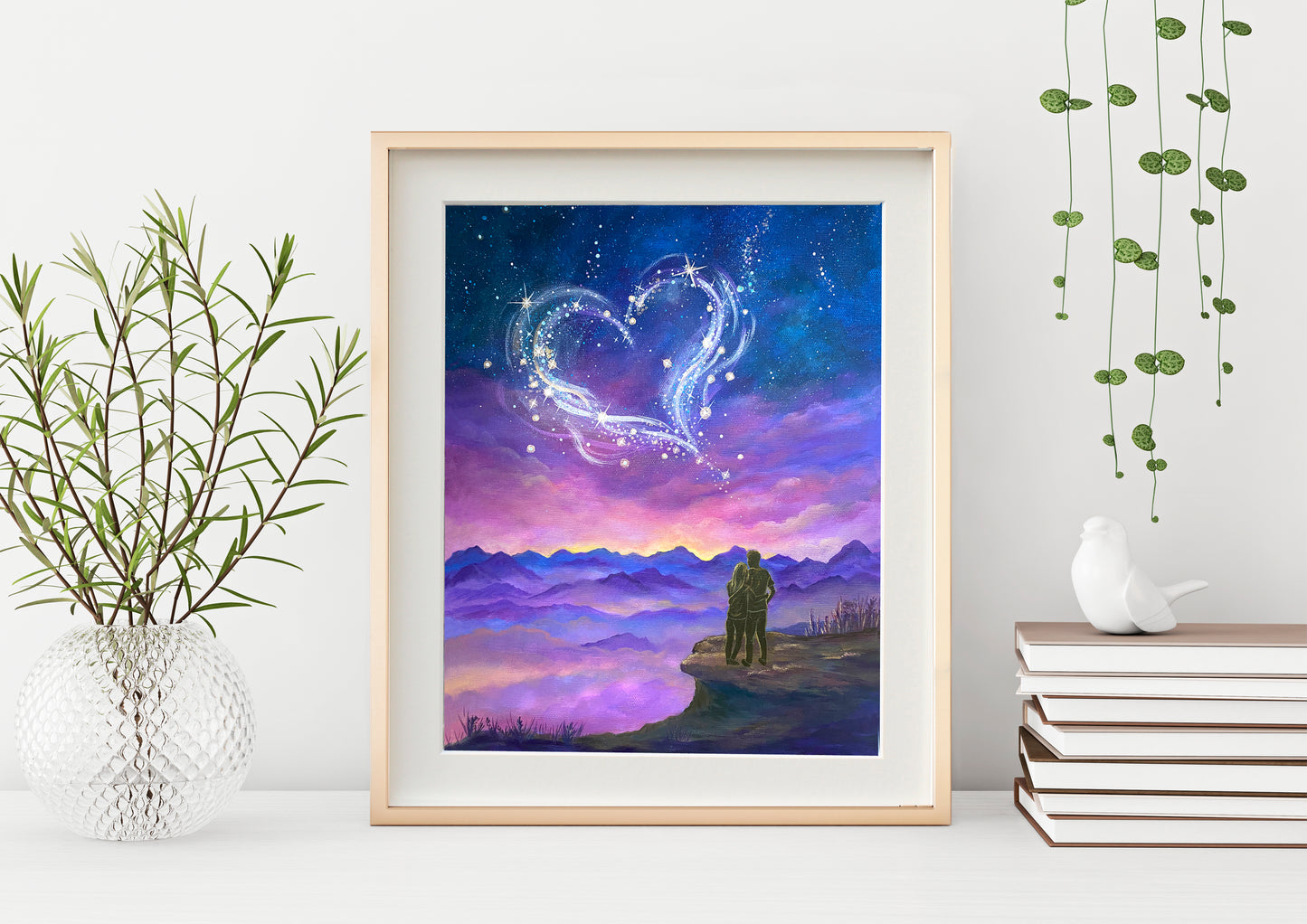 Written in the Stars Mounted Print