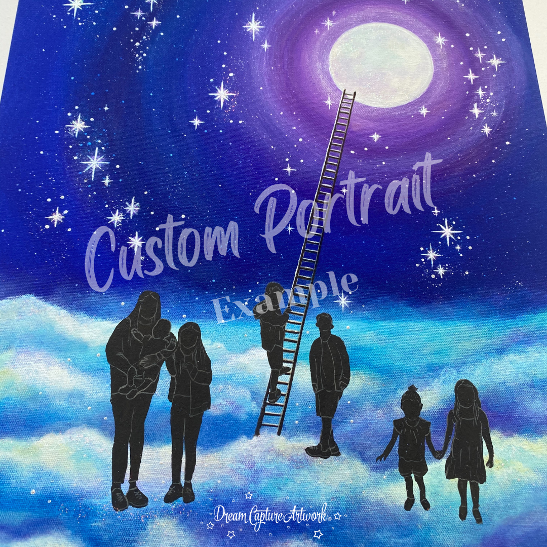 To the Moon and Back - Custom Portrait