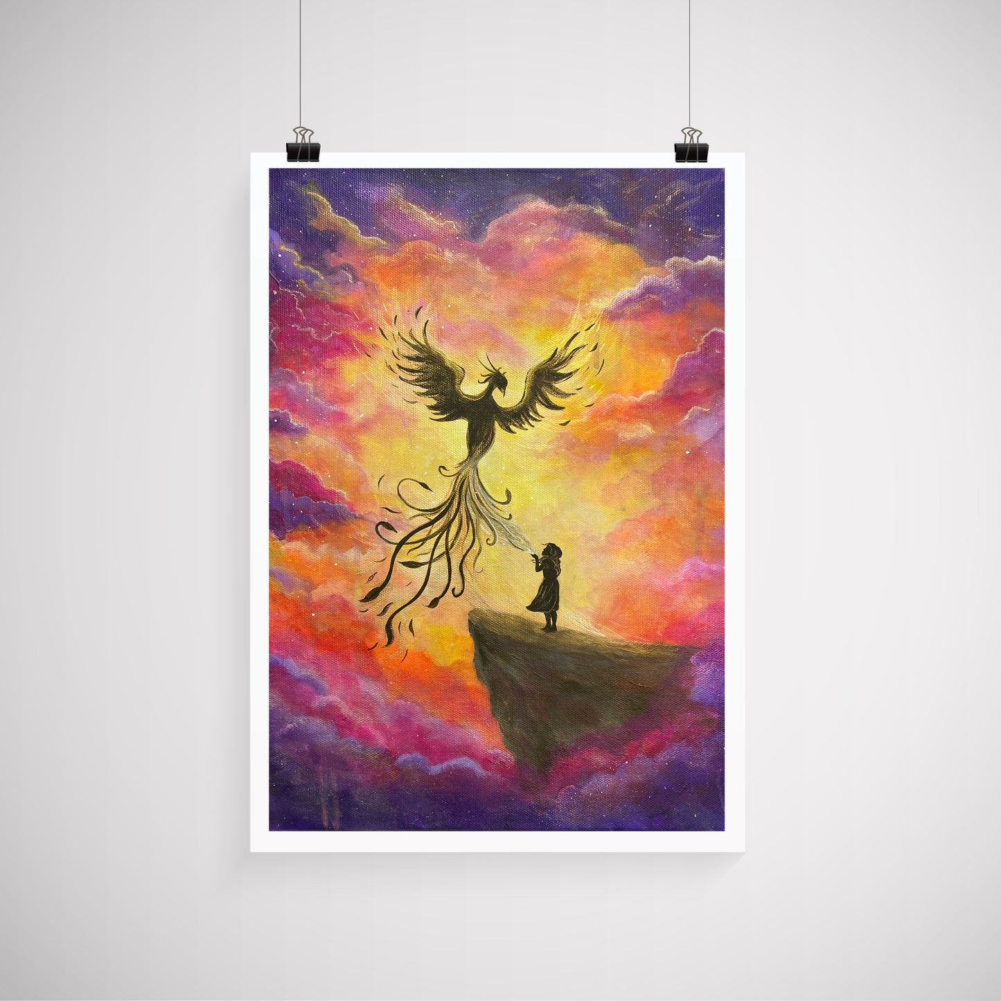 Little Phoenix A3 Print