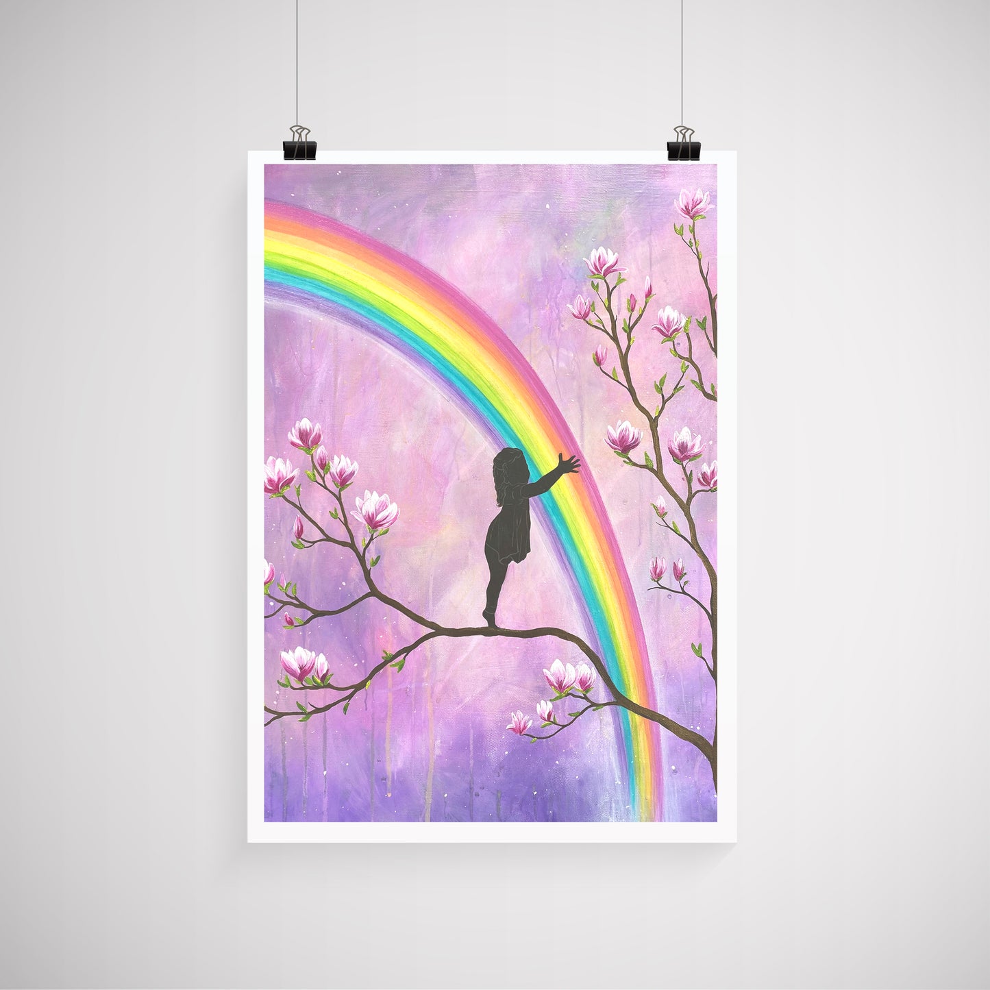 Rainbow Hugs A3 Print