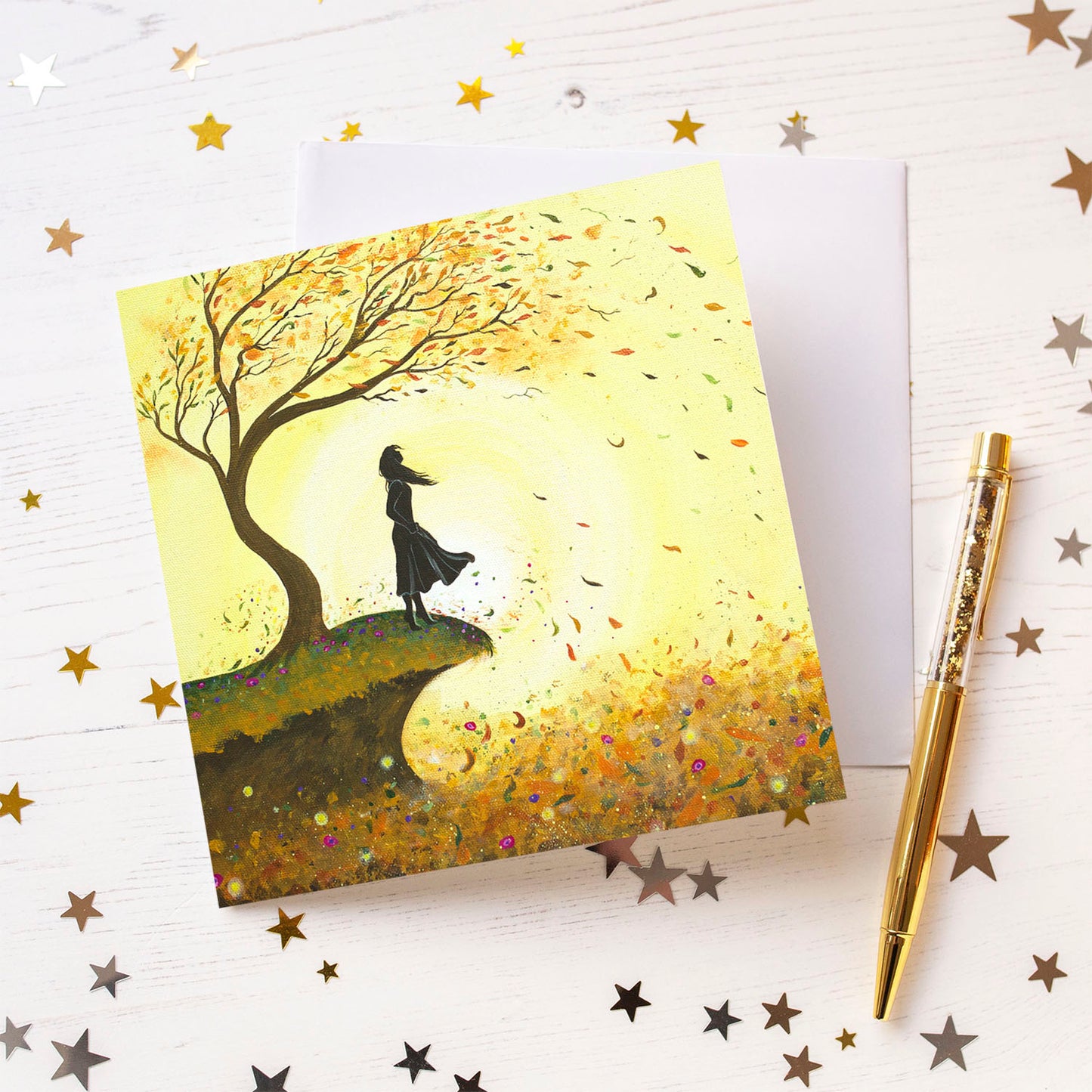 Go With The flow Greeting Card