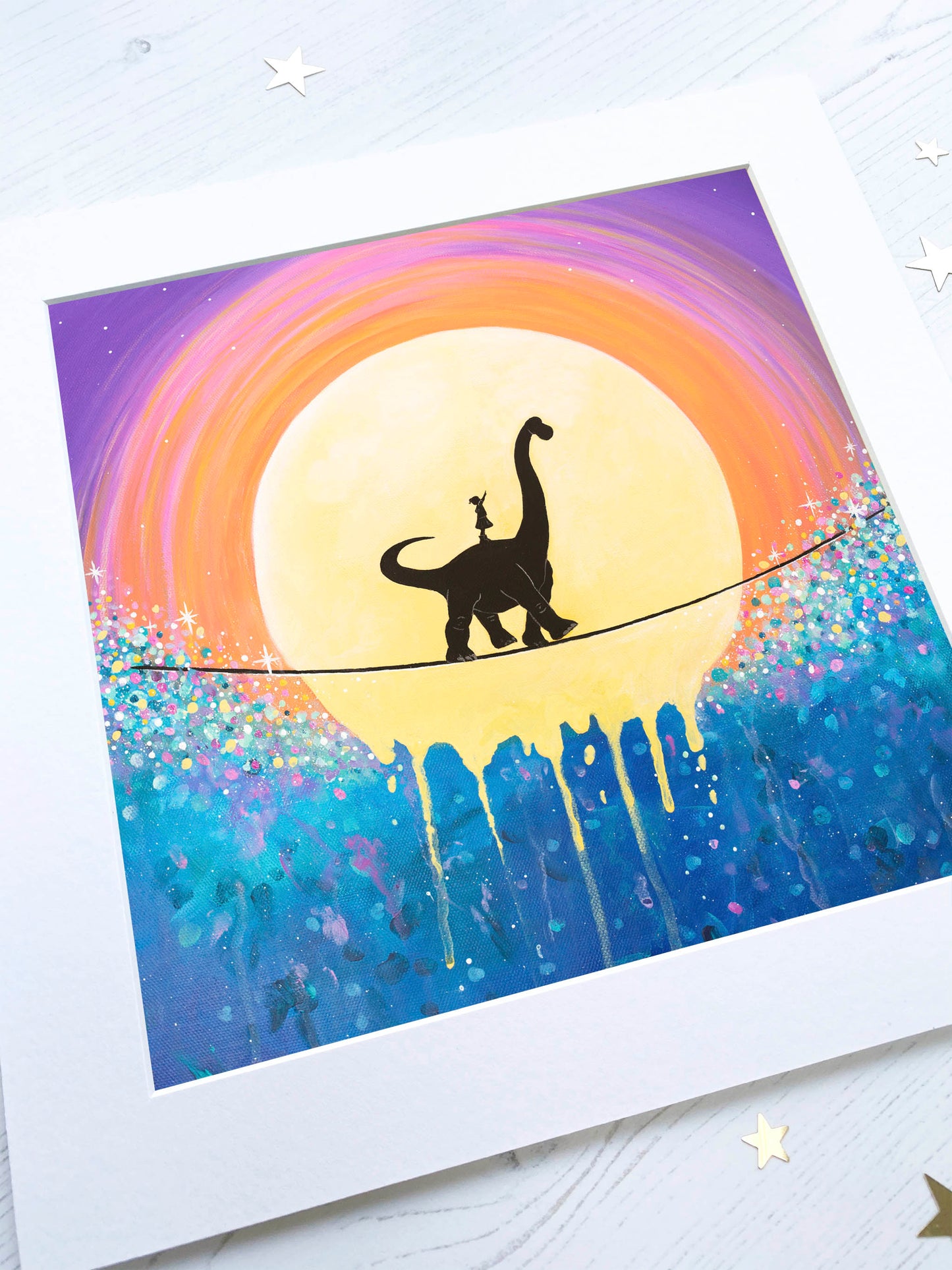 Onwards And Upwards Mounted Print