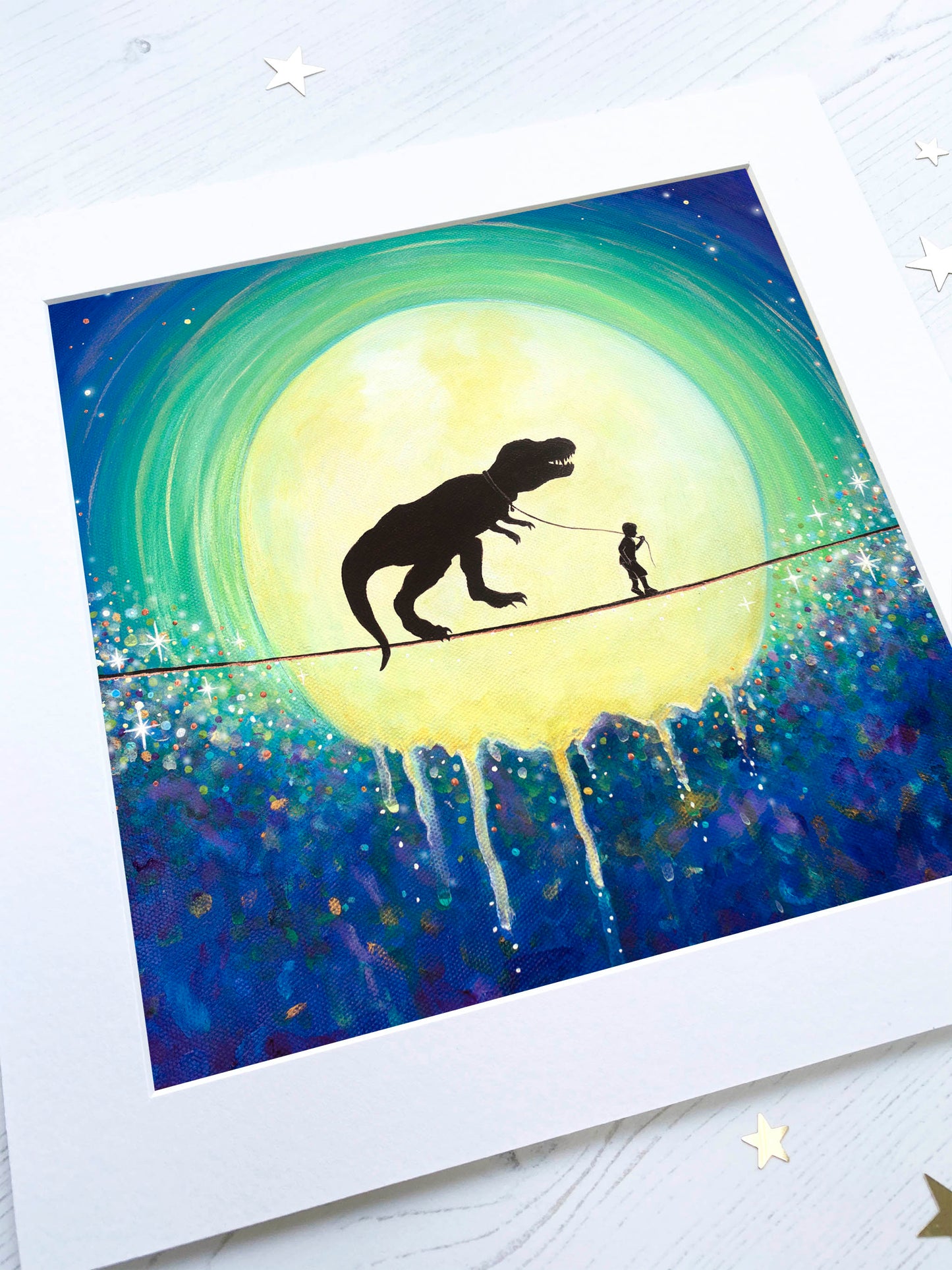 Rex And Me Mounted Print