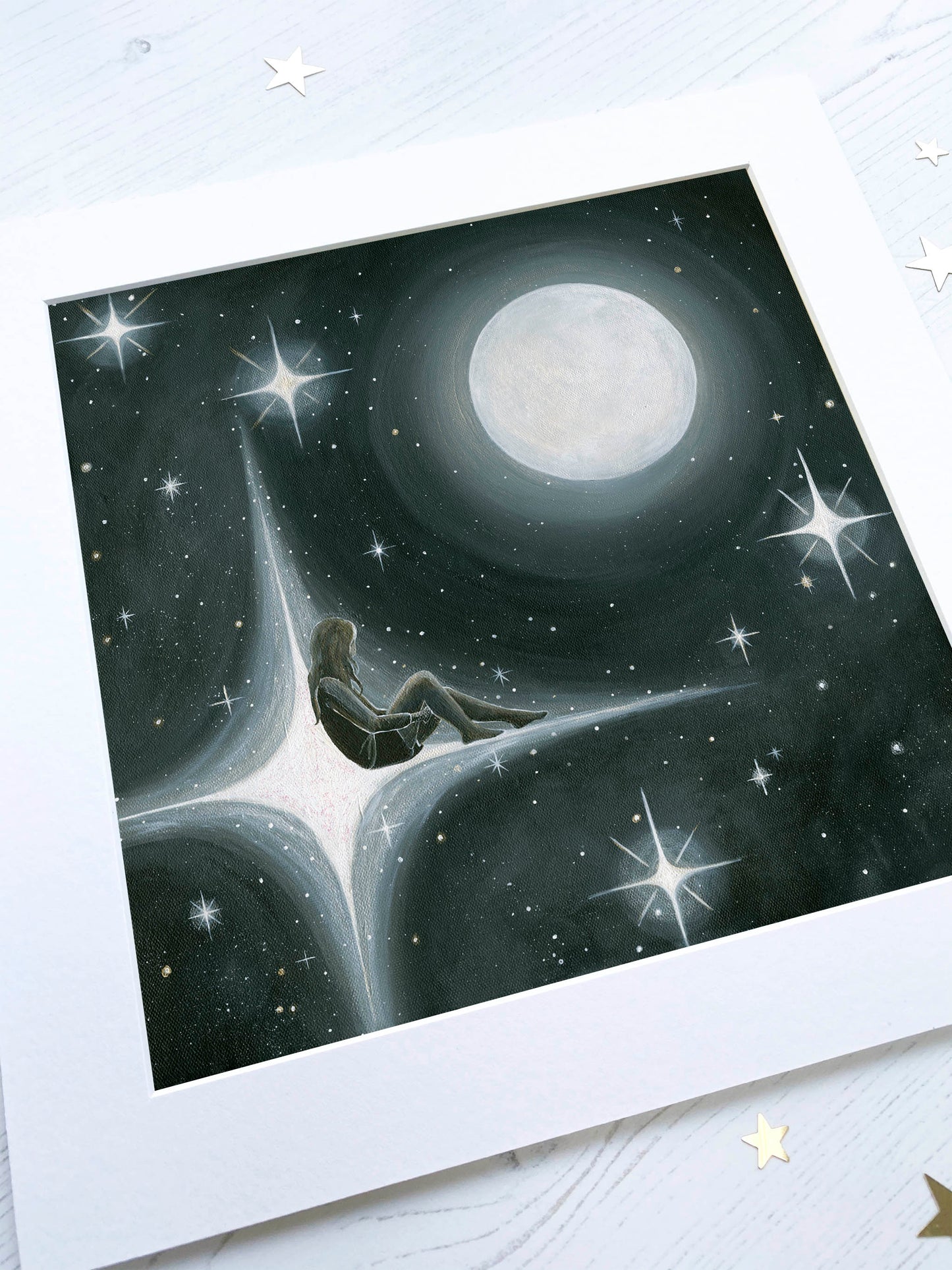 We Are Stars Mounted Print