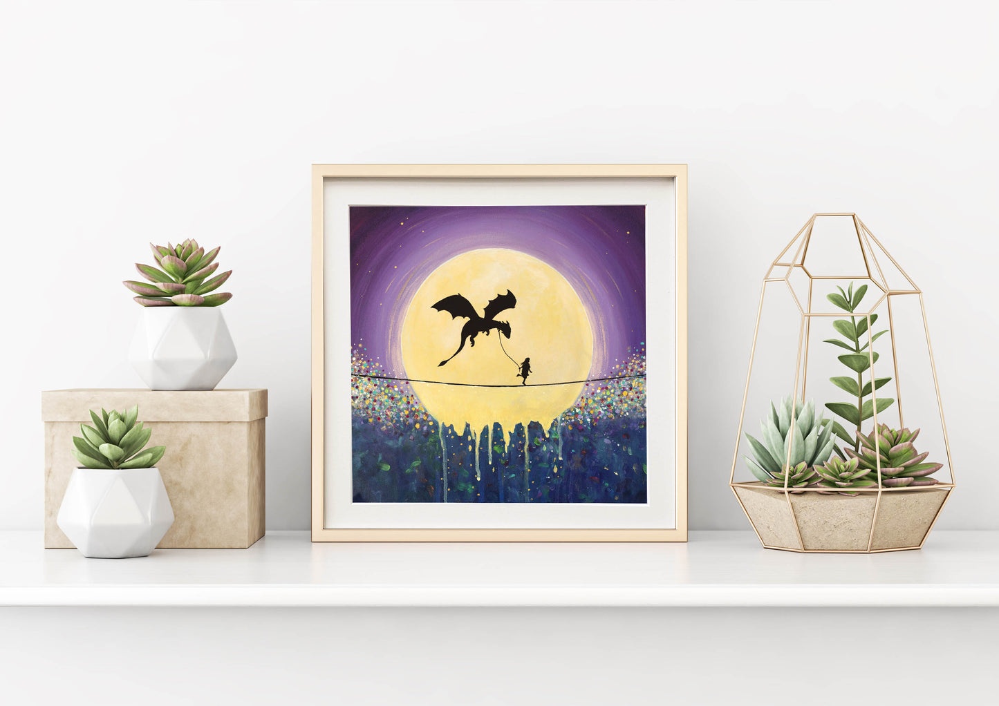 Little Treasure Mounted Print