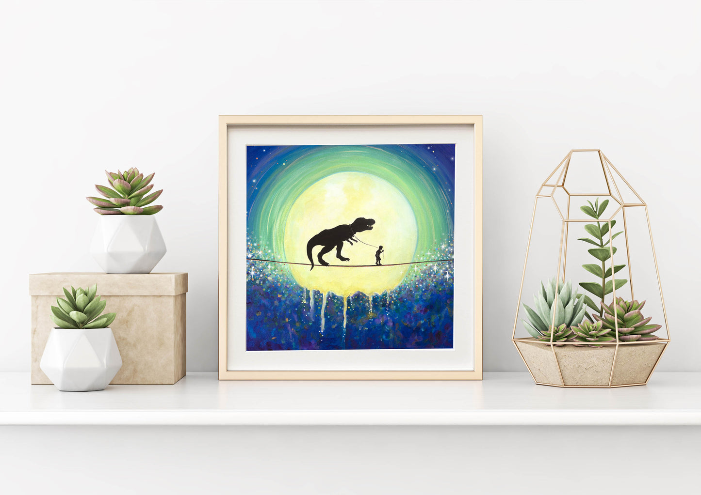 Rex And Me Mounted Print