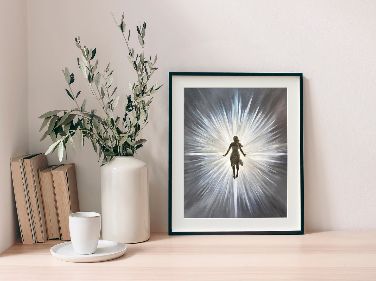 Be the Light Mounted Print