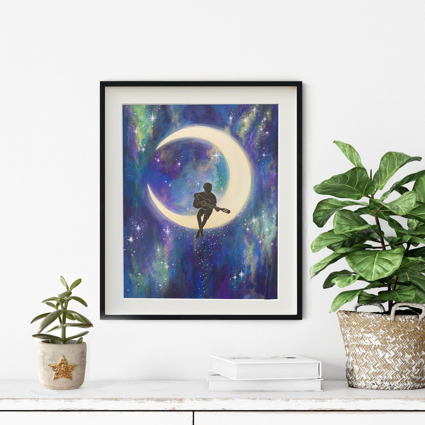 Moon Song Mounted Print