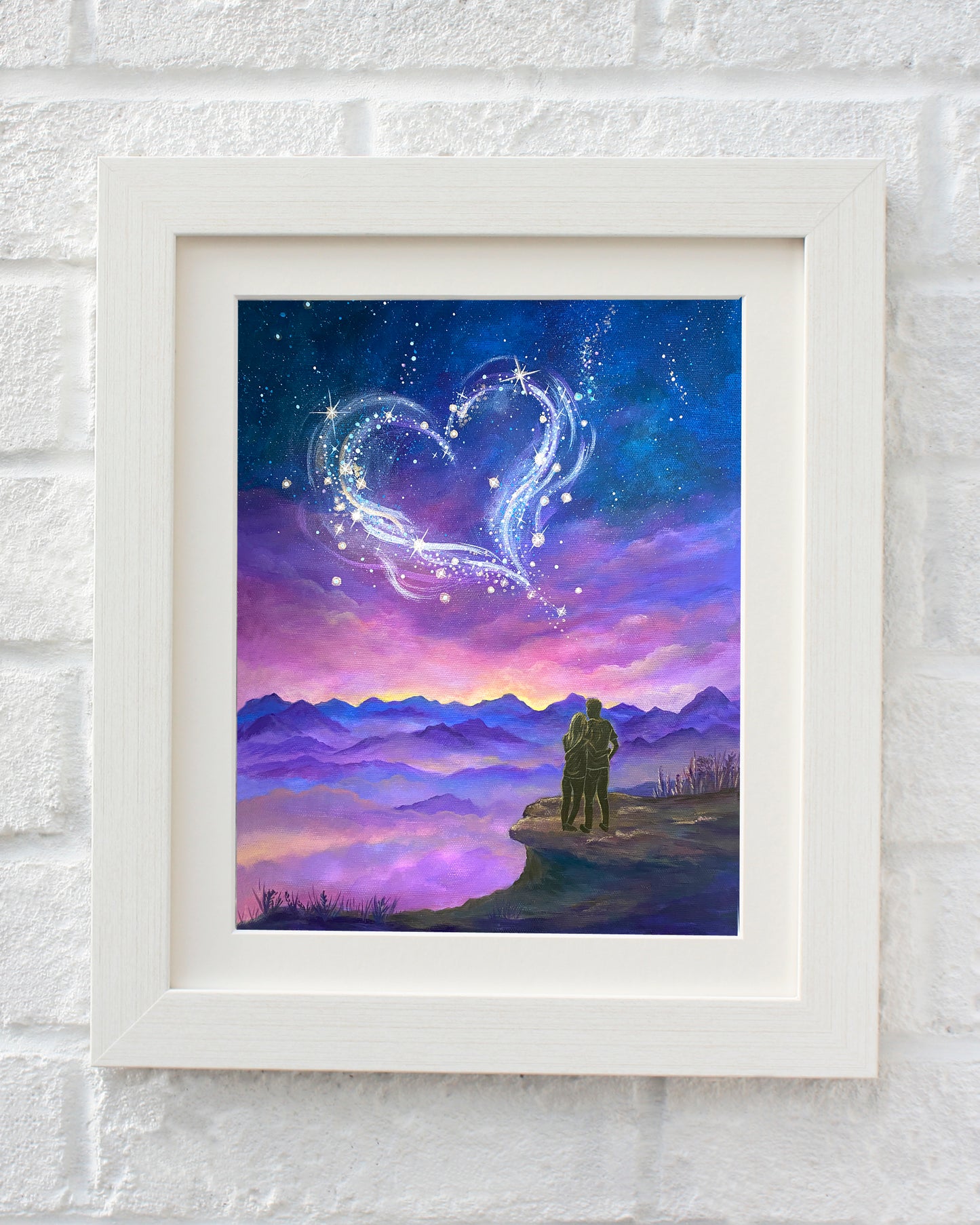 Written in the Stars Mounted Print