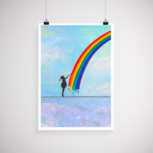 Rainbow maker A3 Print