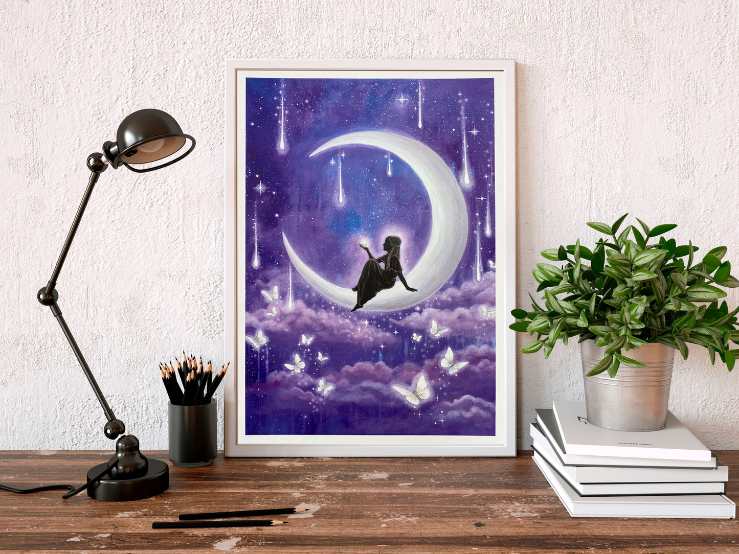 Dream Believer A3 Hand Embellished Print