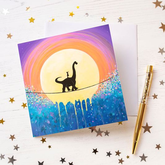 Onwards And Upwards Greeting Card
