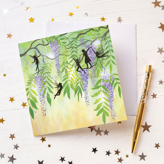 Play With Fairies Greeting Card