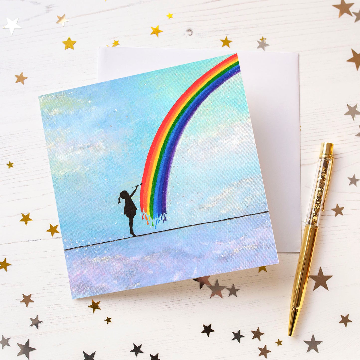 Little Rainbow Maker Greeting Card