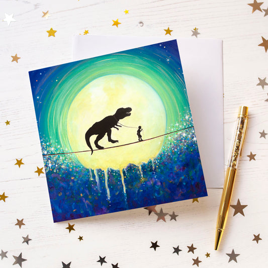 Rex And Me Art Card