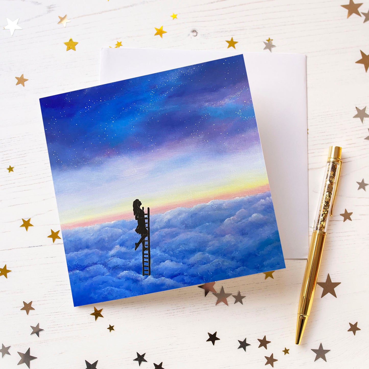 Rise Above The Clouds Greeting Card