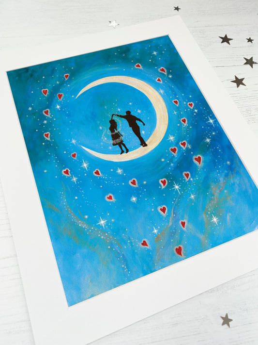 Love Is In The Air Mounted Print