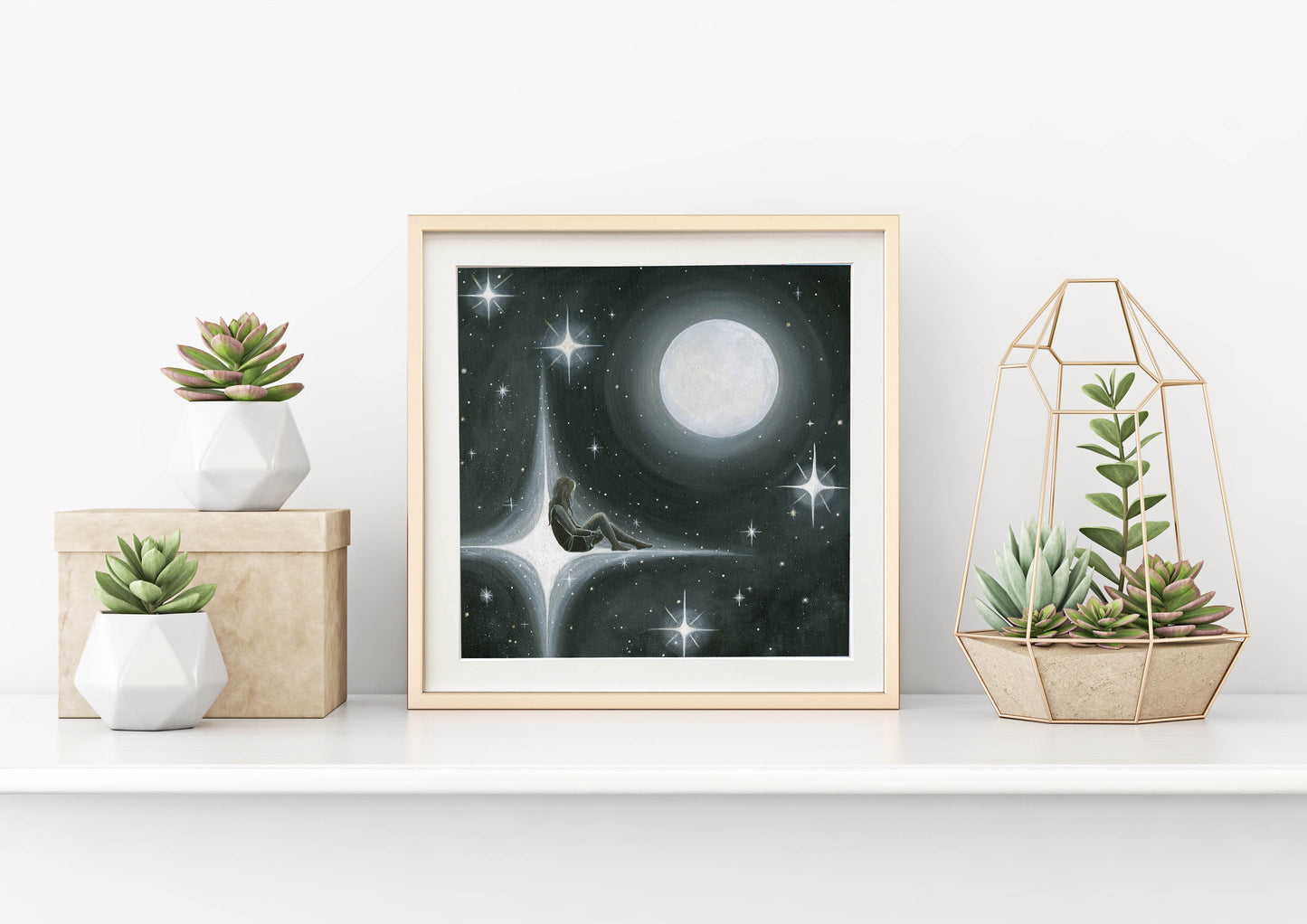 We Are Stars Mounted Print